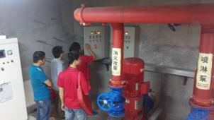 Manually control the pump in the pump room